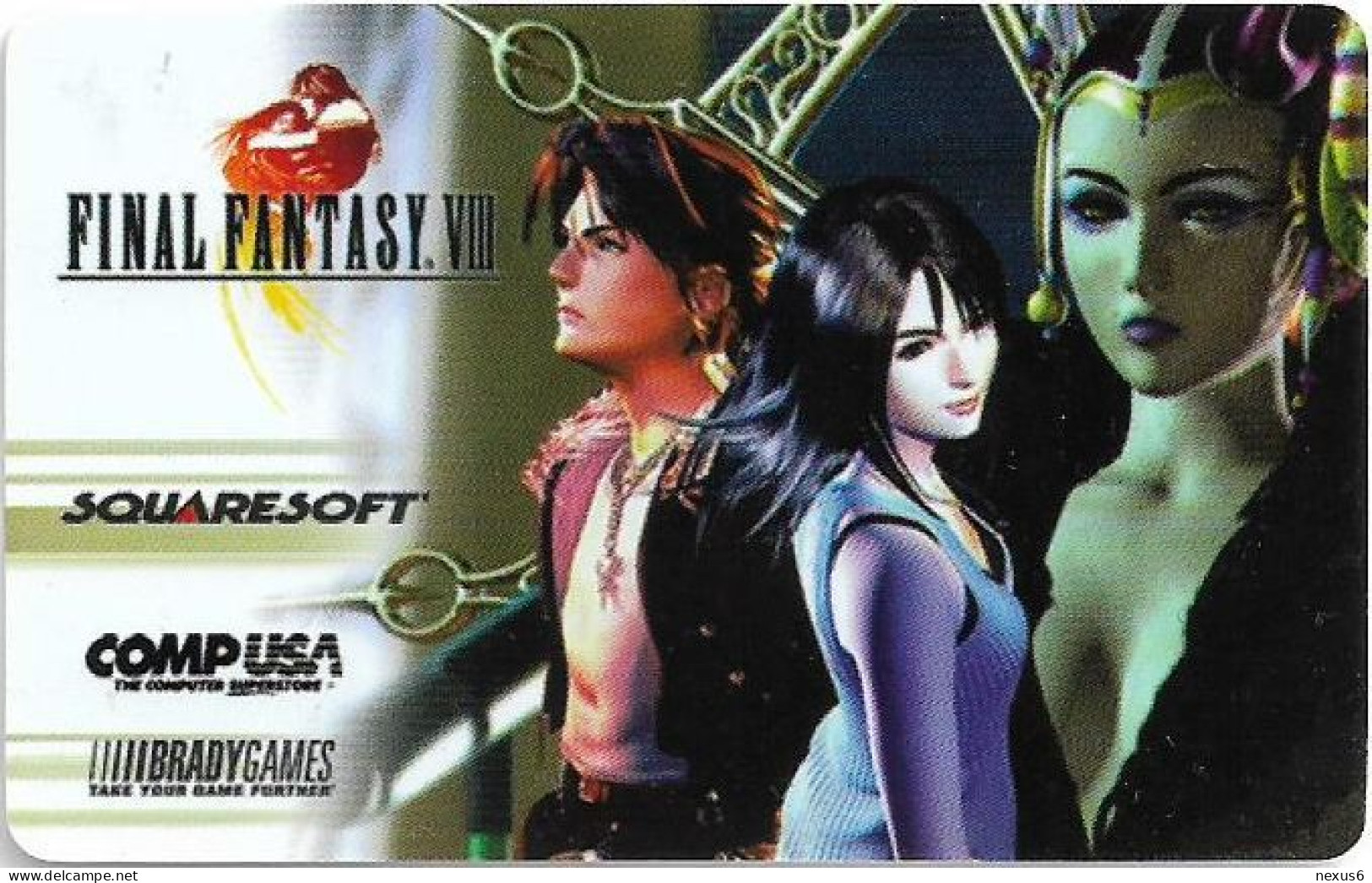 USA - Squaresoft - Bradygames, Playstation Final Fantasy VIII, 1999, Remote Mem., Used - Sonstige & Ohne Zuordnung