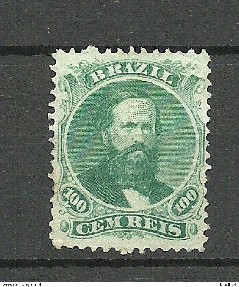 BRAZIL Brazilia O 1866 Michel 27 (*) Mint No Gum / Ohne Gummi - Gebruikt
