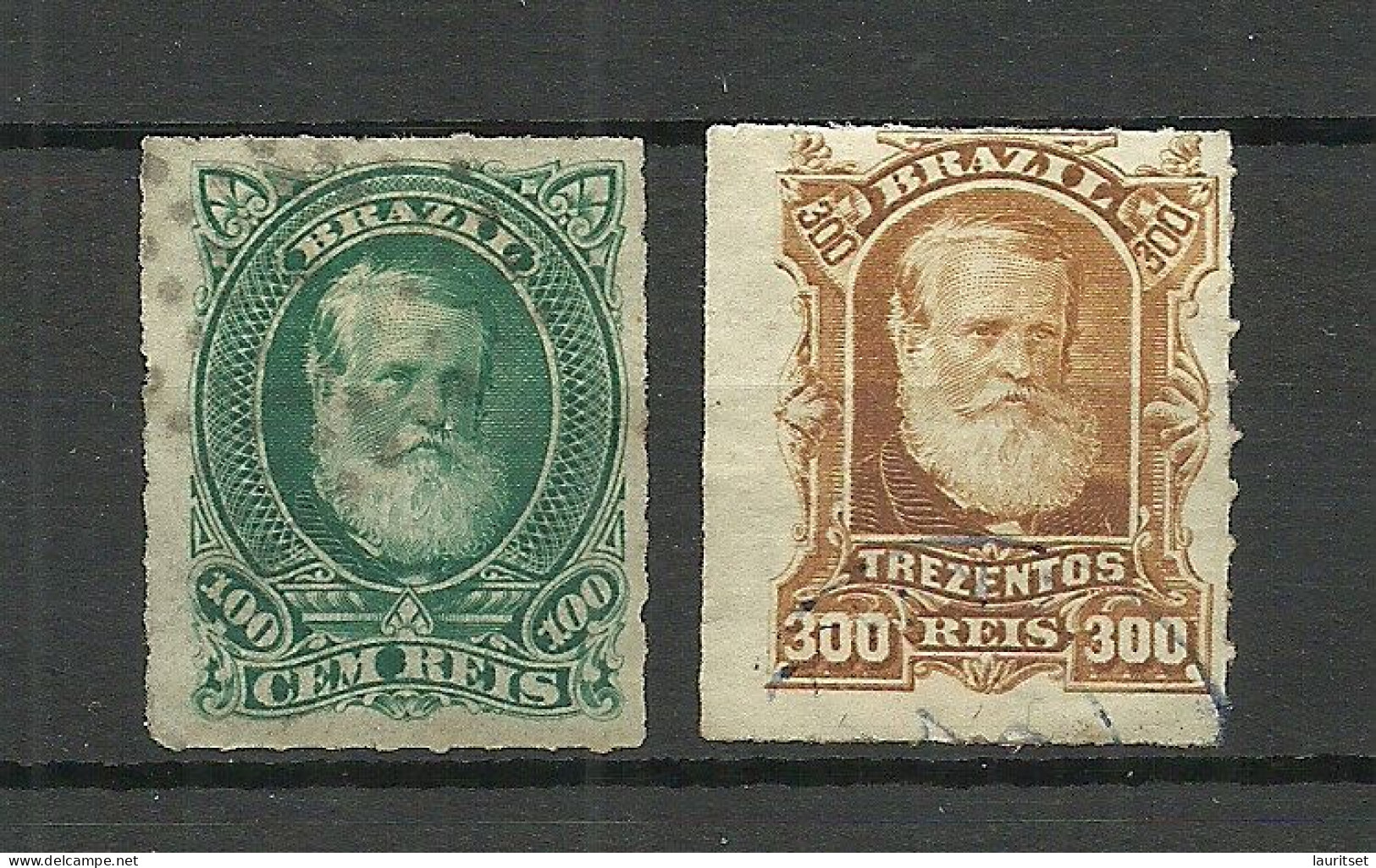 BRAZIL Brazilia O 1877/1878 Michel 42 & 45 O - Used Stamps