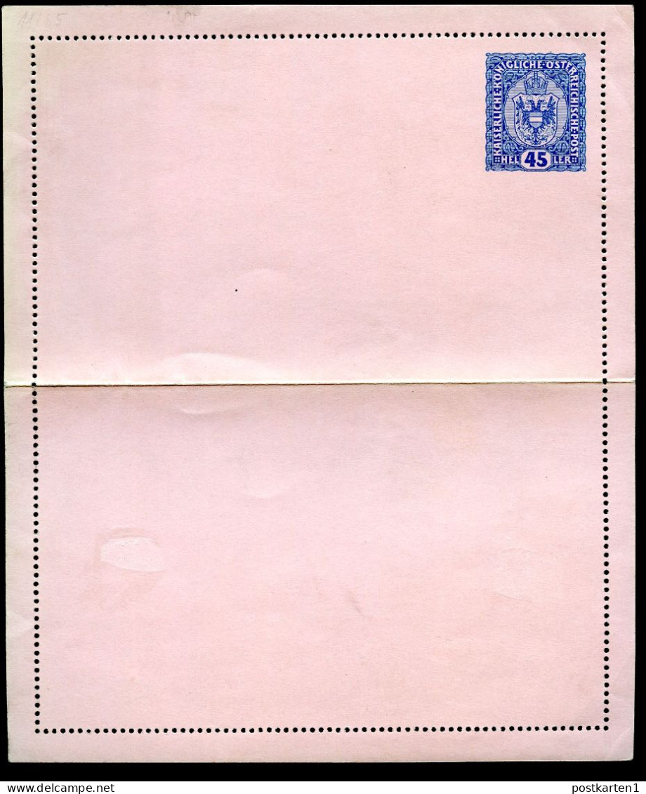 Rohrpost-Kartenbrief RK13c Postfrisch Feinst 1917 Kat.40,00€ - Letter-Cards