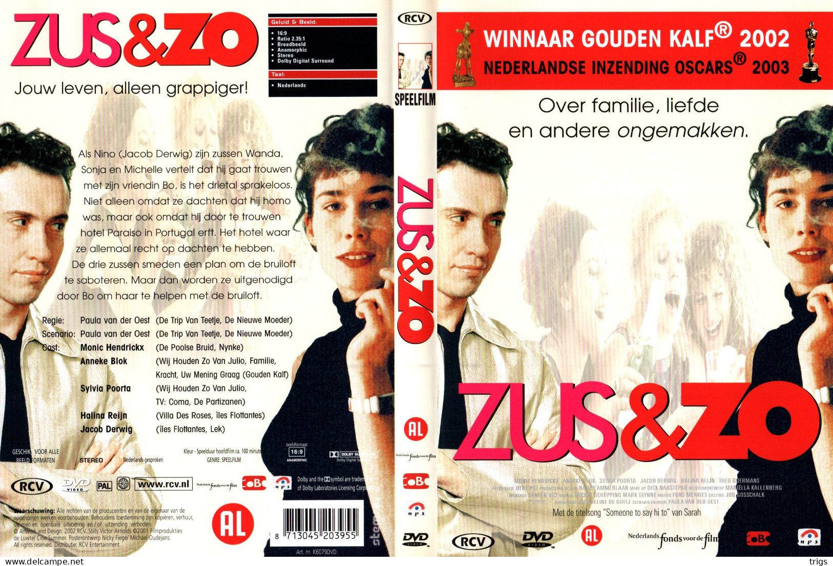 DVD - Zus & Zo - Comédie