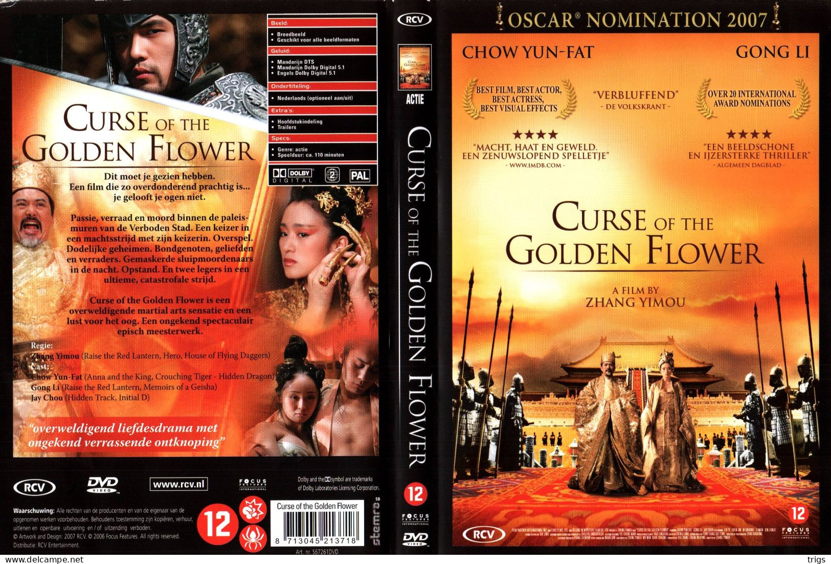 DVD - Curse Of The Golden Flower - Azione, Avventura