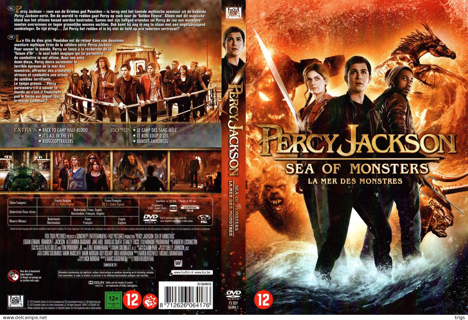 DVD - Percy Jackson: Sea Of Monsters - Fantasía