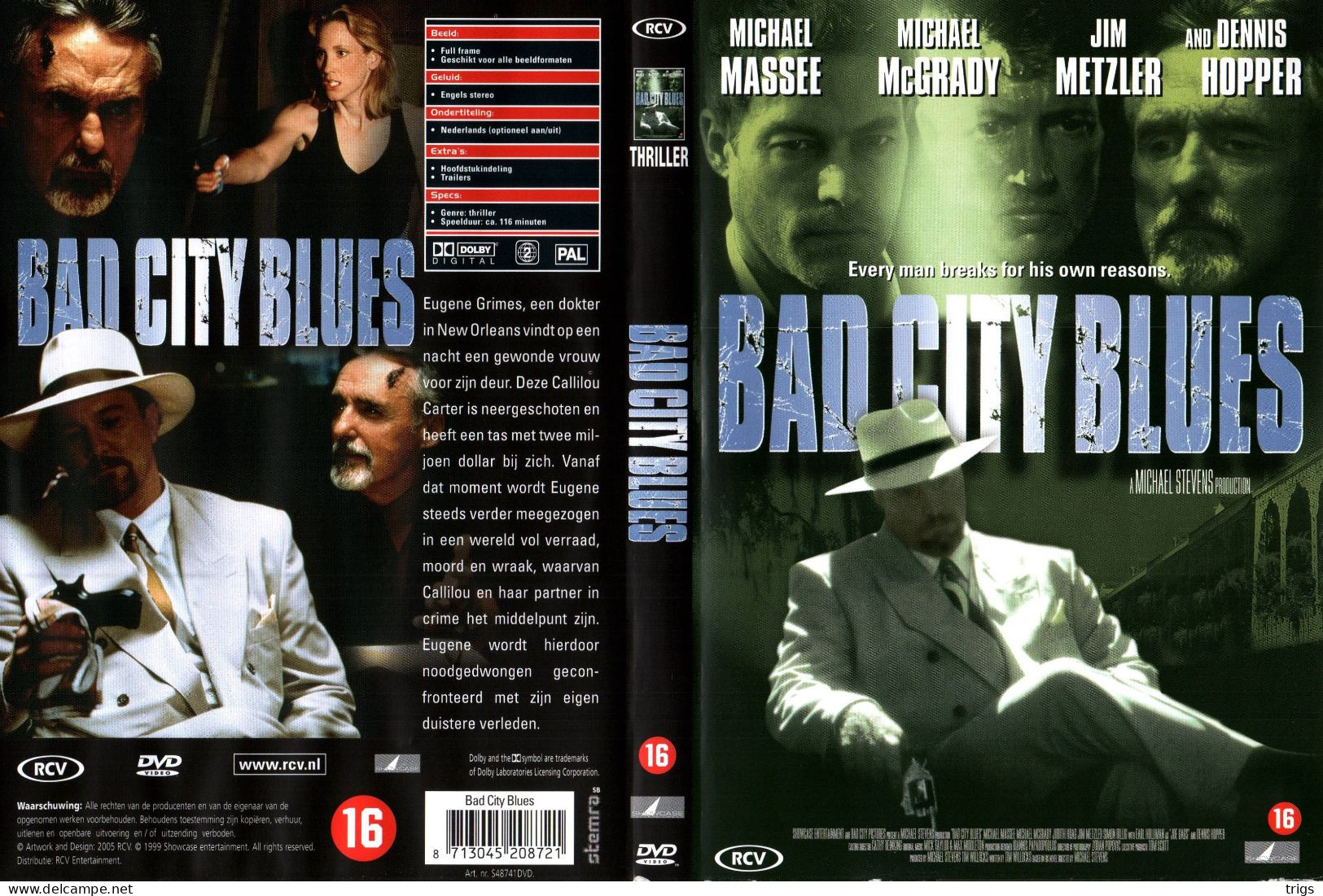 DVD - Bad City Blues - Politie & Thriller