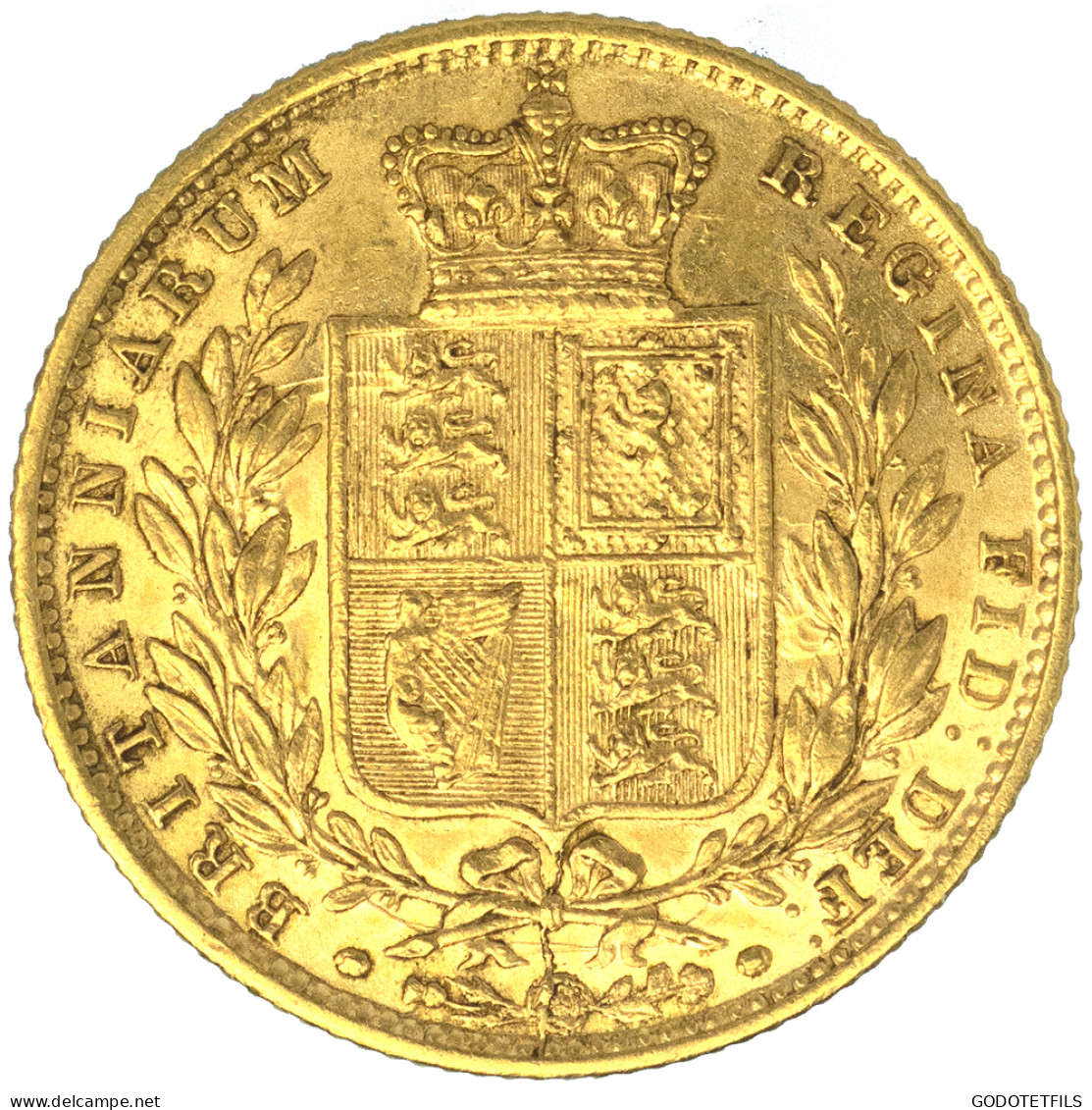 Royaume-Uni- Souverain Victoria 1856 Londres - 1 Sovereign