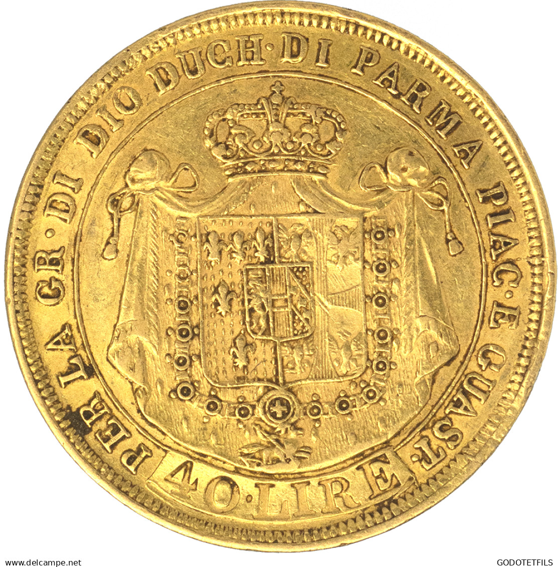 Italie-Duché De Parme-40 Lire Marie-Louise 1815 Milan - Parma