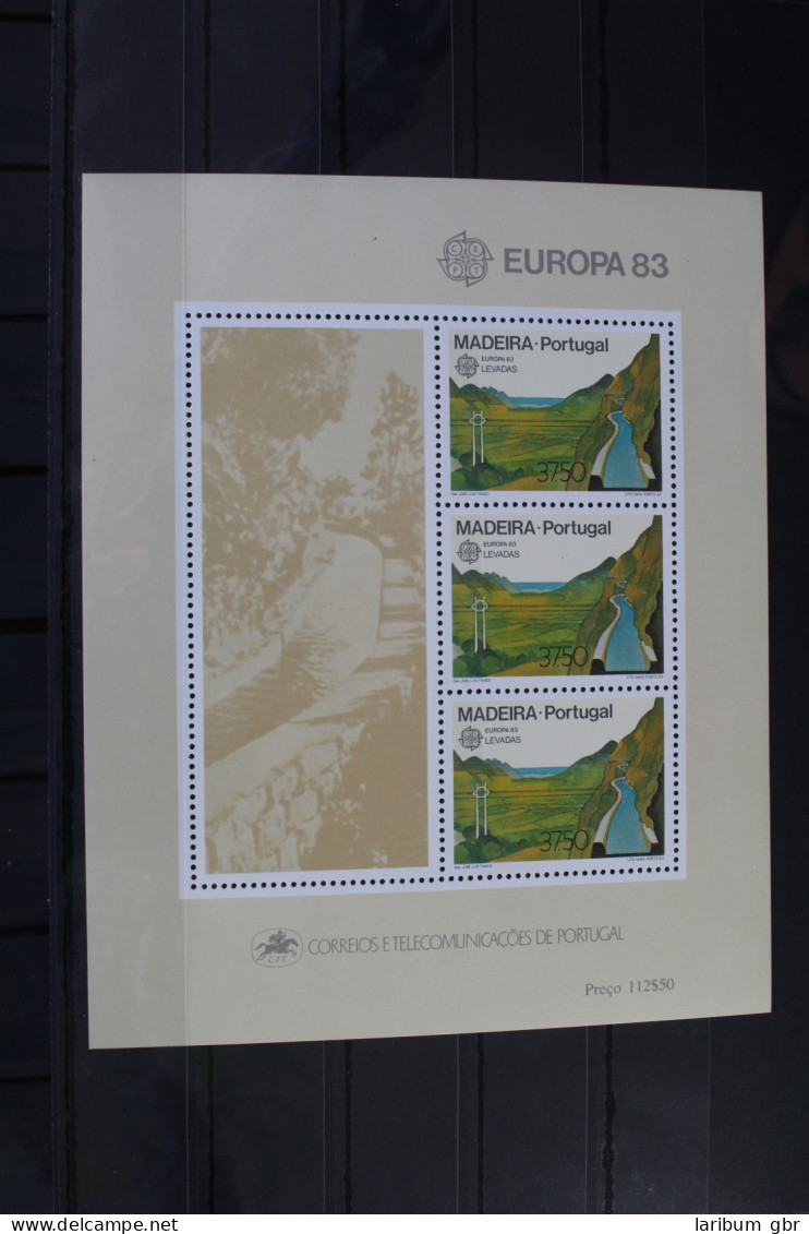 Portugal Madeira Block 4 Mit 84 Postfrisch #VJ958 - Madère