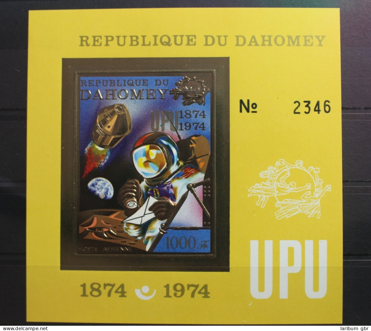 Dahomey Block 42 Postfrisch Weltpostverein UPU #SL402 - Bénin – Dahomey (1960-...)