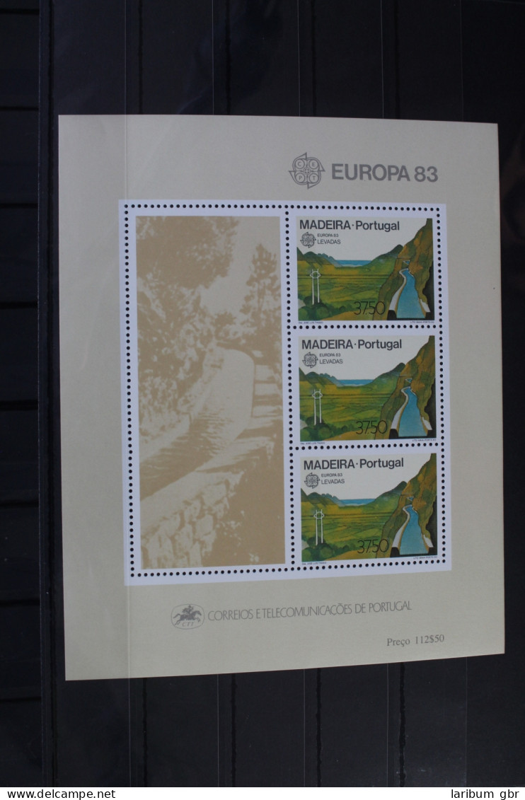 Portugal Madeira Block 4 Mit 84 Postfrisch #VJ959 - Madère