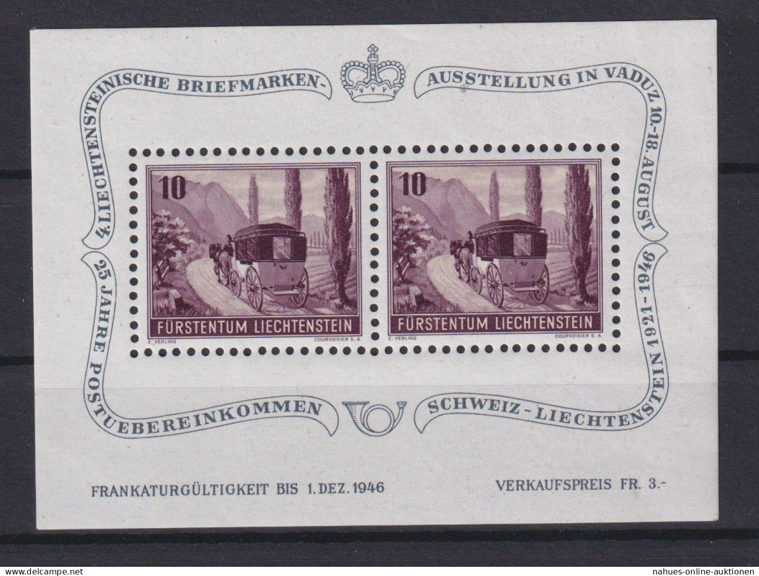 Liechtenstein Block 4 Philatelie Briefmarken Ausstellung Luxus Kat. 60,00 - Cartas & Documentos