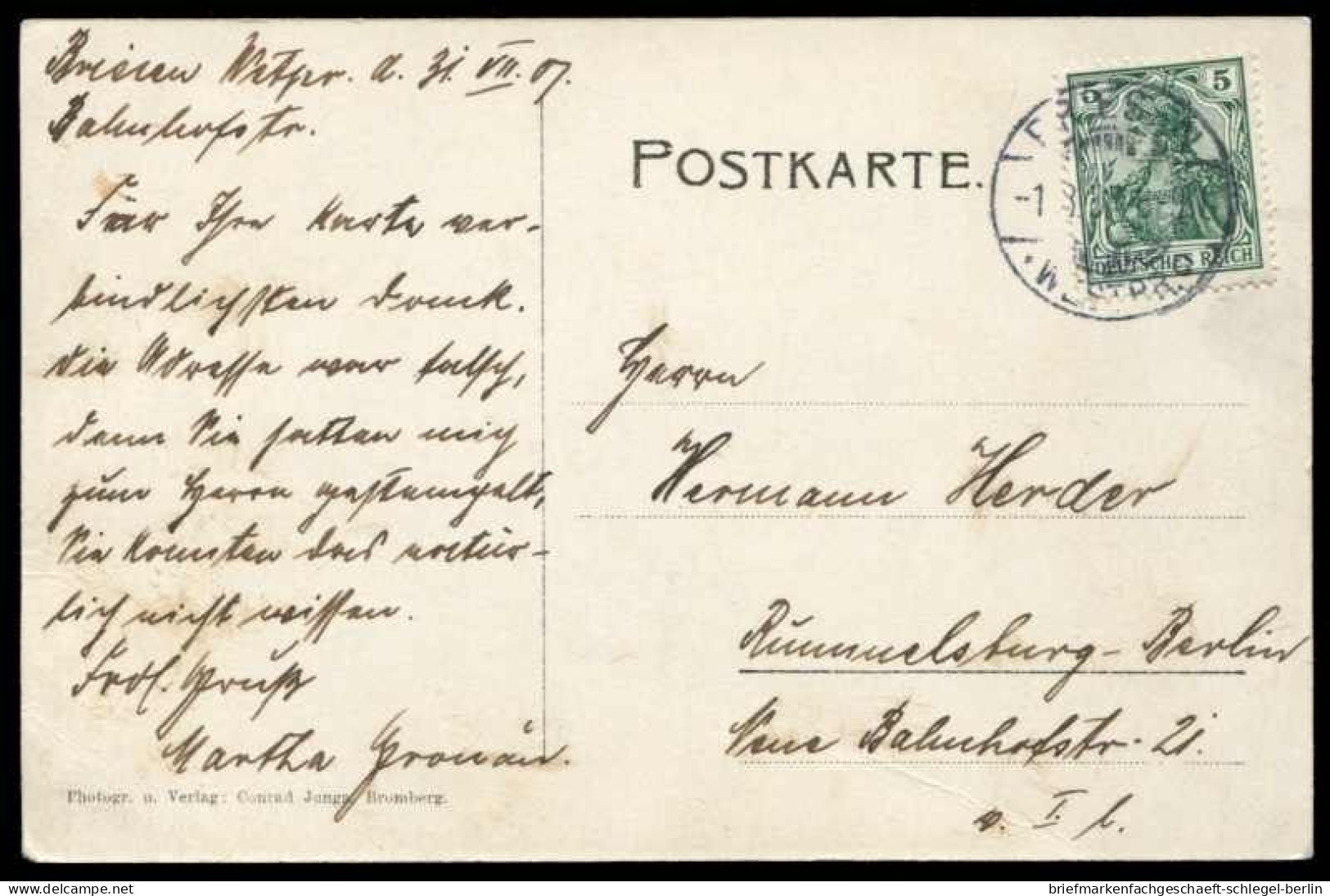 Danzig, DR 85 I A, Brief - Briefe U. Dokumente