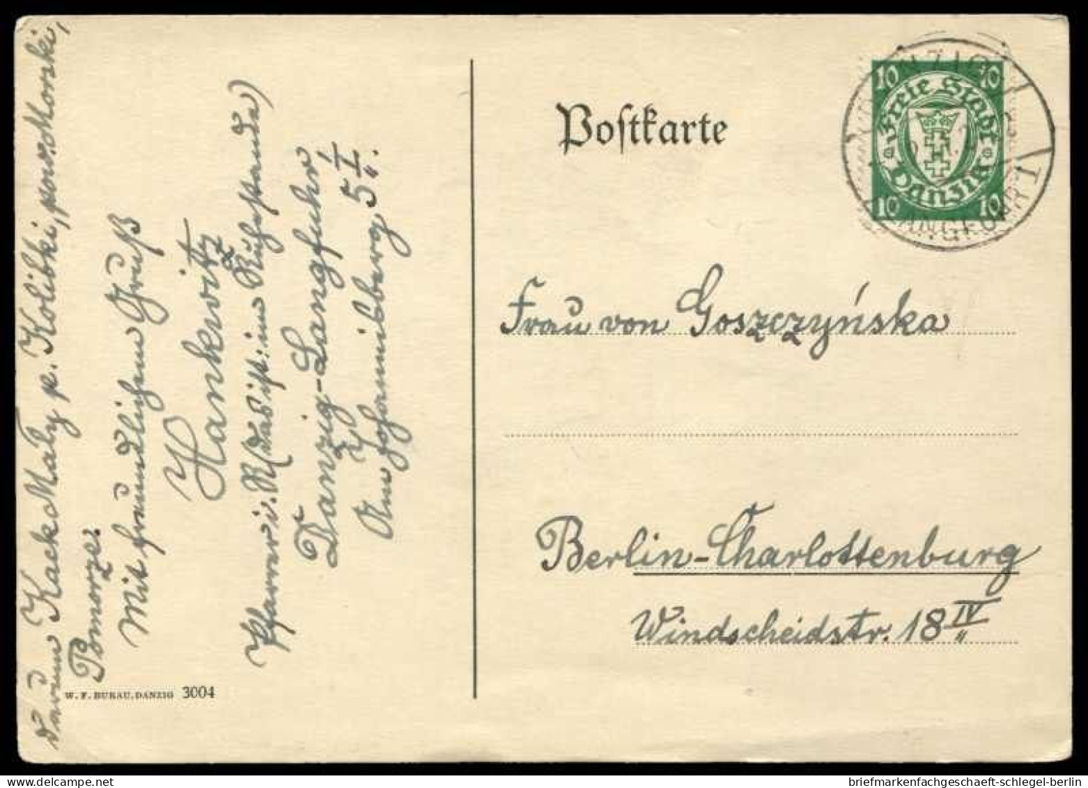 Danzig, 194xb, Brief - Briefe U. Dokumente