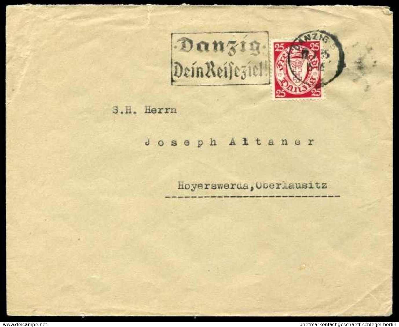 Danzig, 246, Brief - Cartas & Documentos