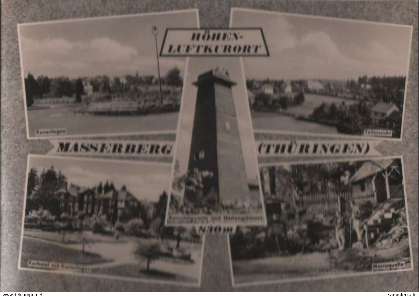 52704 - Masserberg - U.a. Teilansicht - 1962 - Masserberg