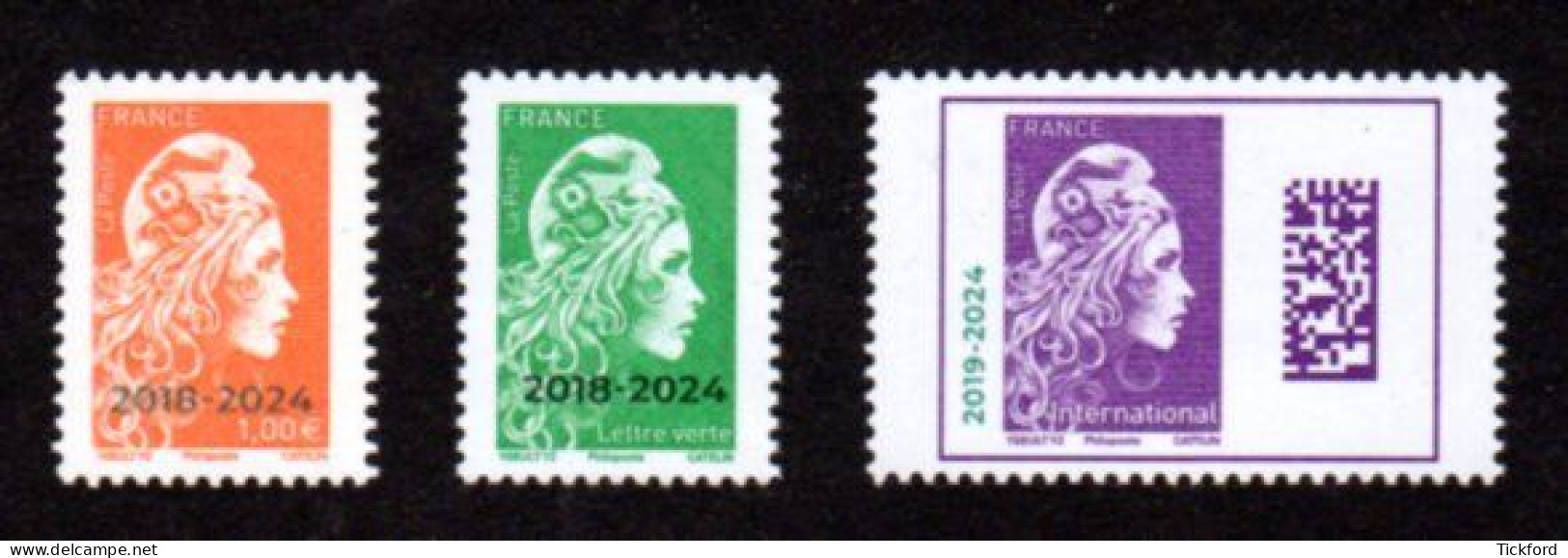 FRANCE 2024 - Neufs ** / MNH - Marianne L'Engagée De Yseult Surchargée 2018 - 2024 - Unused Stamps