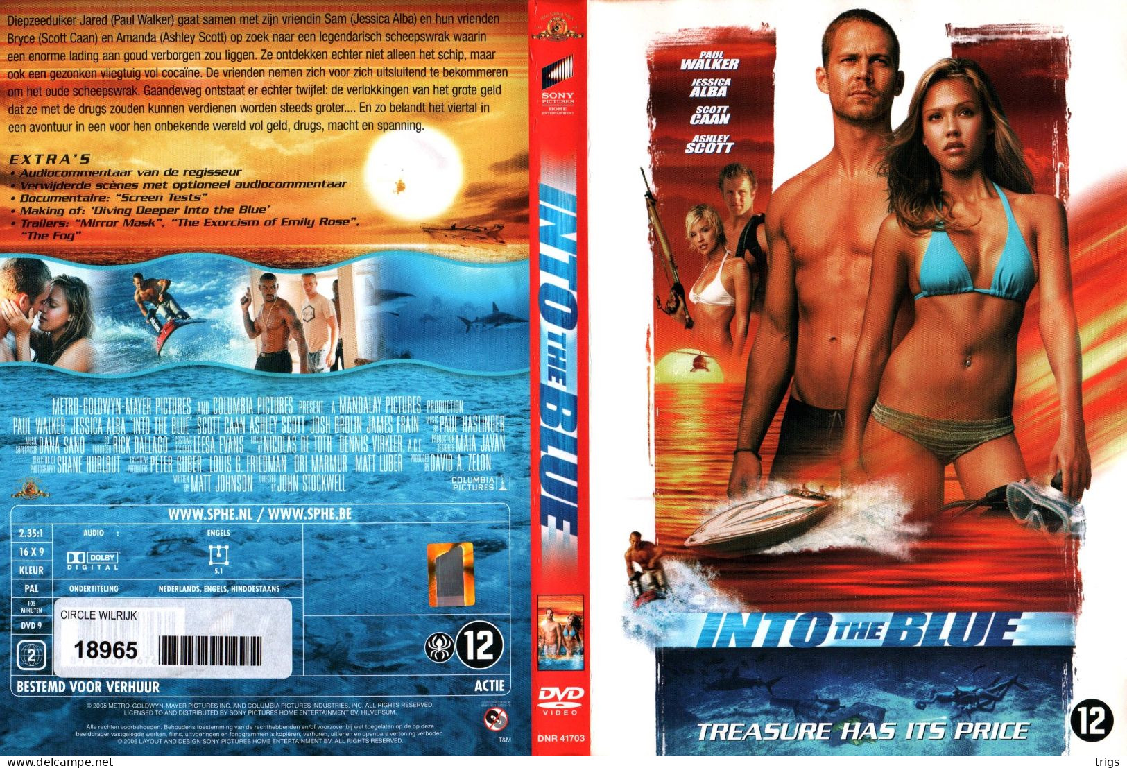 DVD - Into The Blue - Action, Adventure