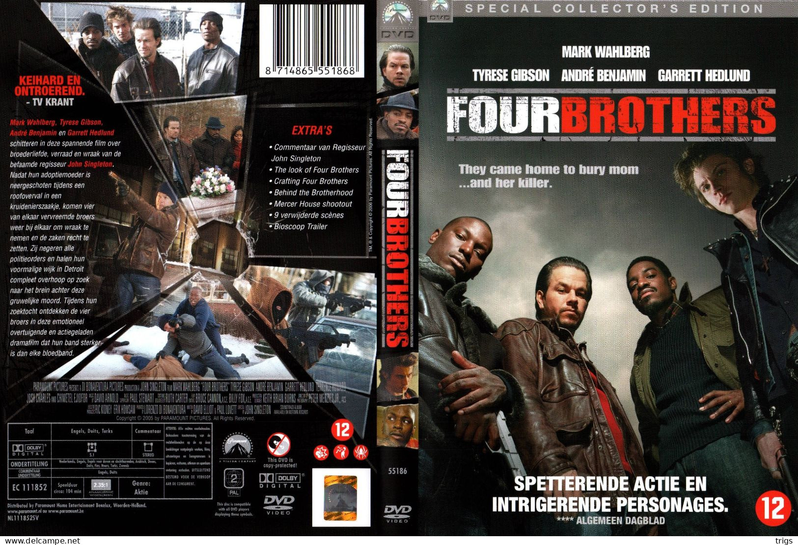 DVD - Four Brothers - Acción, Aventura