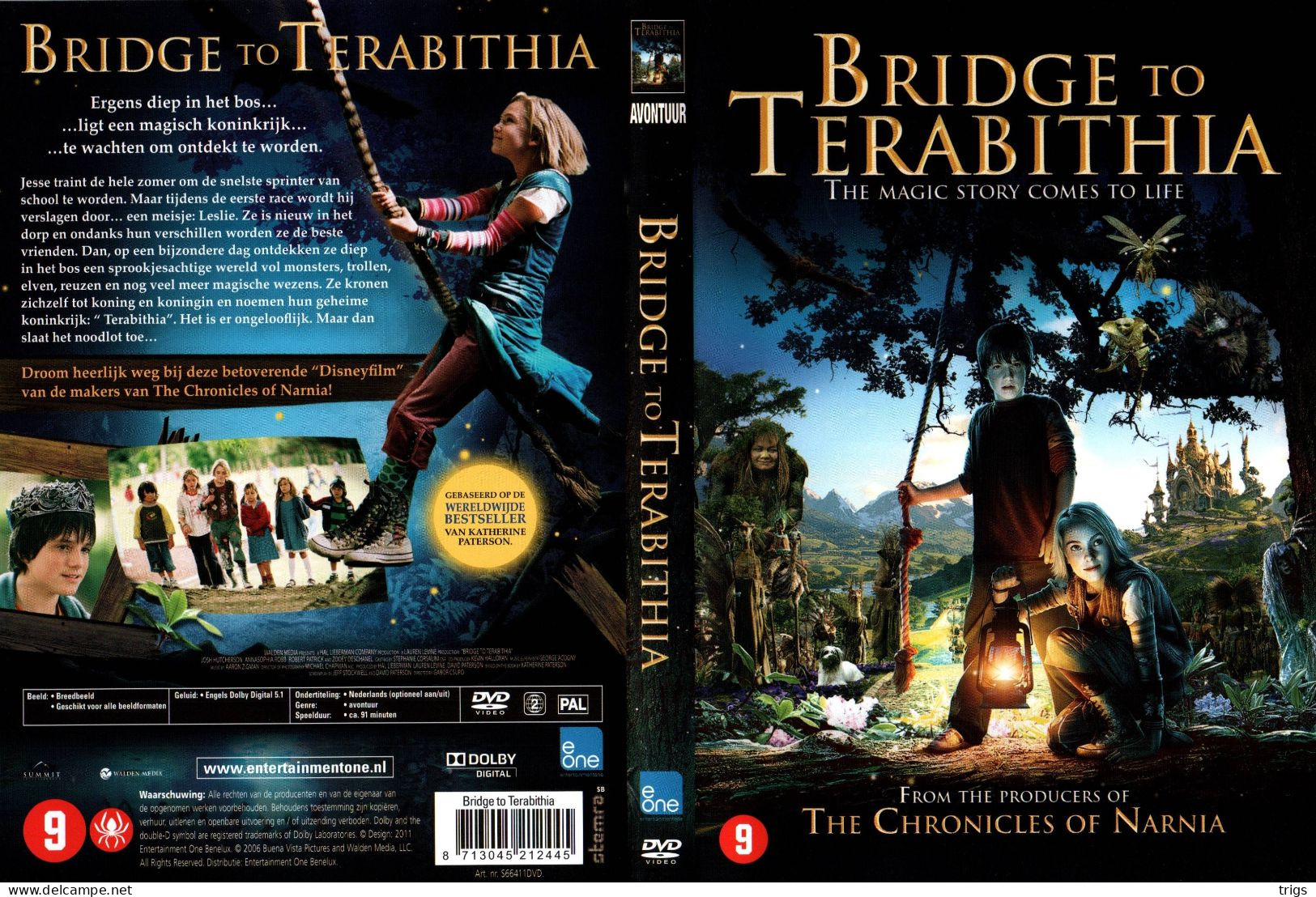DVD - Bridge To Terabithia - Drama