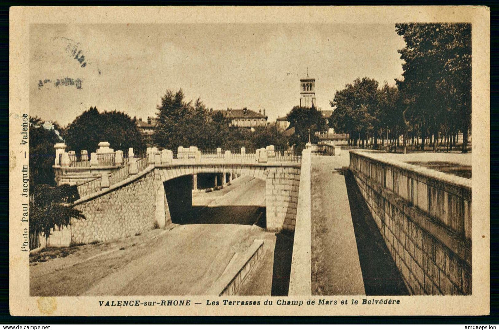 A69  FRANCE CPA VALENCE SUR RHONE - LES TERRASSES DU CHAMP DE MARS - Collections & Lots