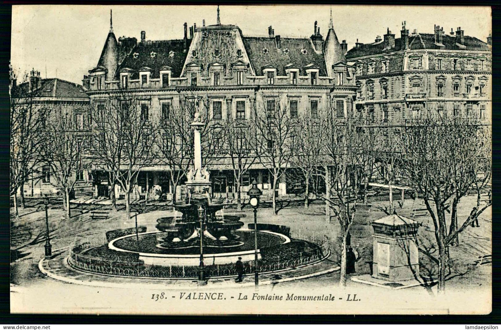 A69  FRANCE CPA VALENCE - LA FONTAINE MONUMENTALE - Collezioni E Lotti