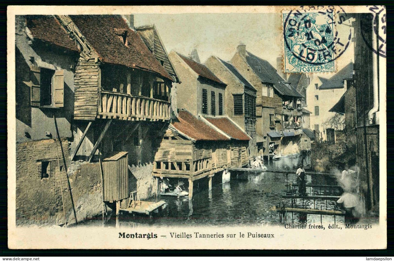 A69  FRANCE CPA MONTARGIS - VIEILLES TANNERIES SUR LE PUISEAUX - Collections & Lots