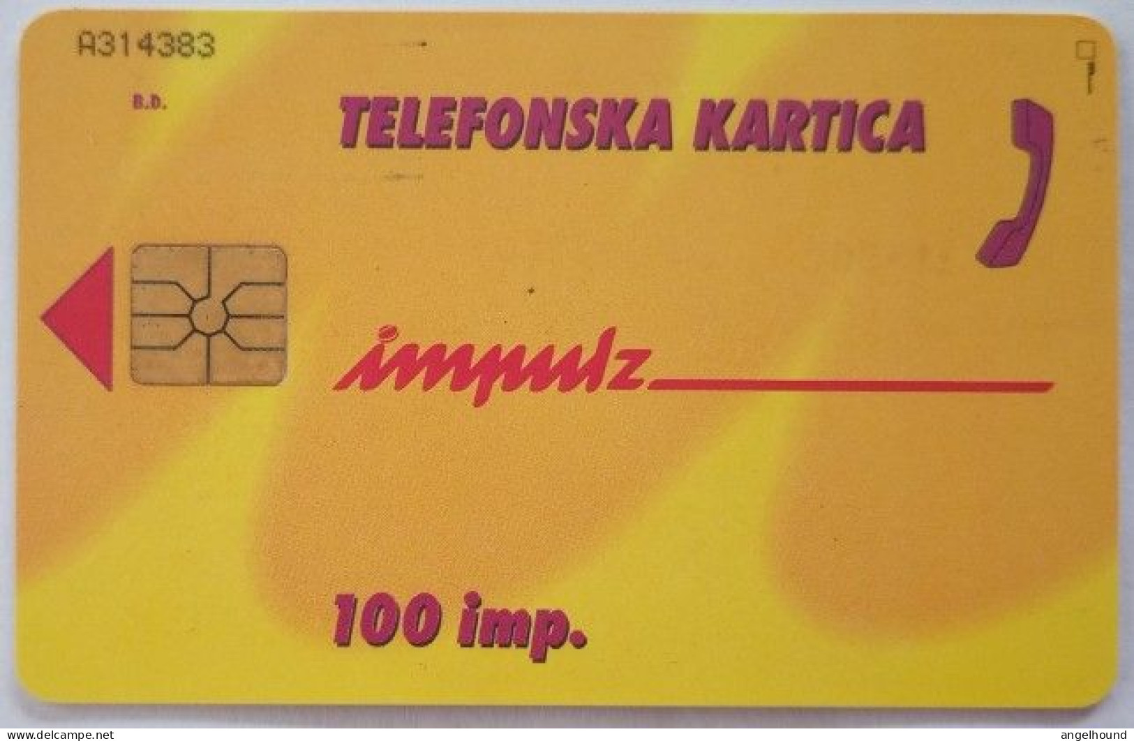 Slovenia Impulz 100 Unit Chip Card - Let NK Hit Gorica - Slovénie