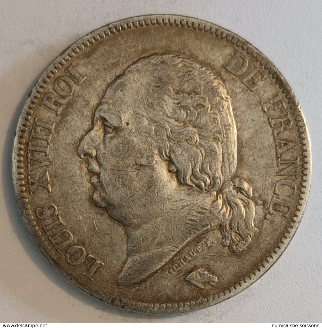 GADOURY 614 - 5 FRANCS 1821 A - Paris - TYPE LOUIS XVIII - KM 711 - 090095 - TB/TTB - 5 Francs