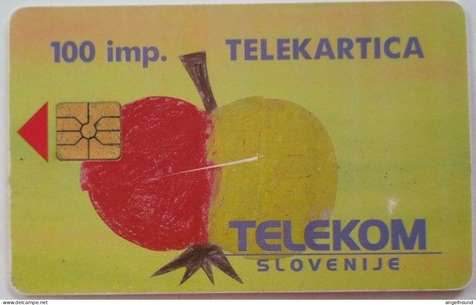 Slovenia 100 Unit Chip Card - Apple - Slowenien