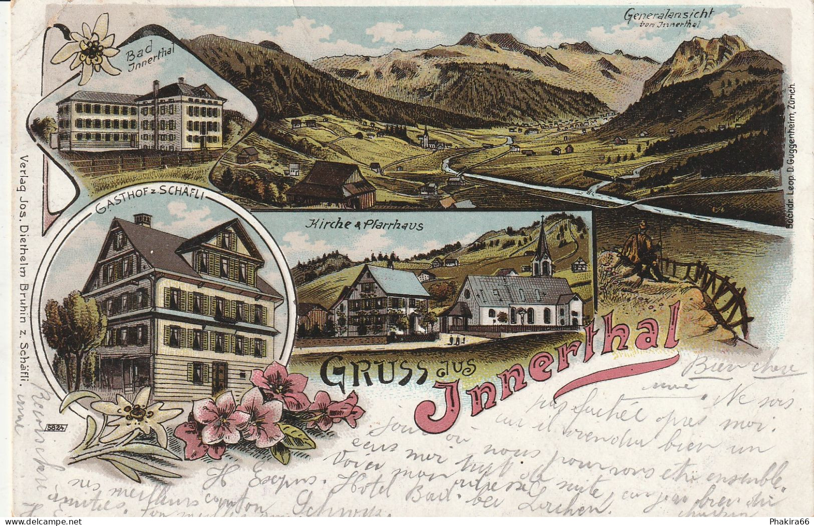 GRUSS AUS JNNERTHAL LITHO - Innerthal