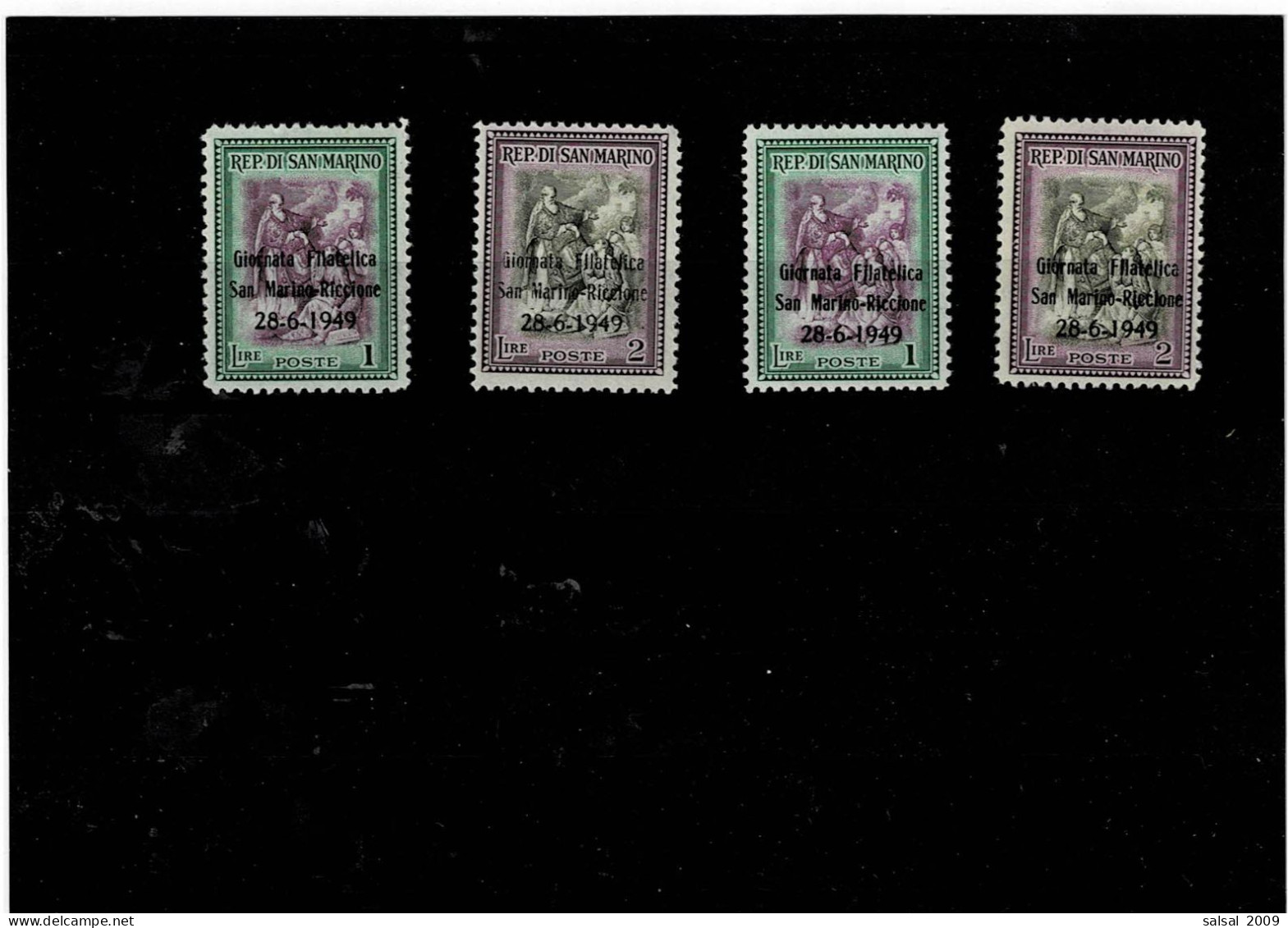 SAN MARINO ,"1-a Giornata Filatelica" ,2 Serie MNH ,qualita Ottima - Unused Stamps