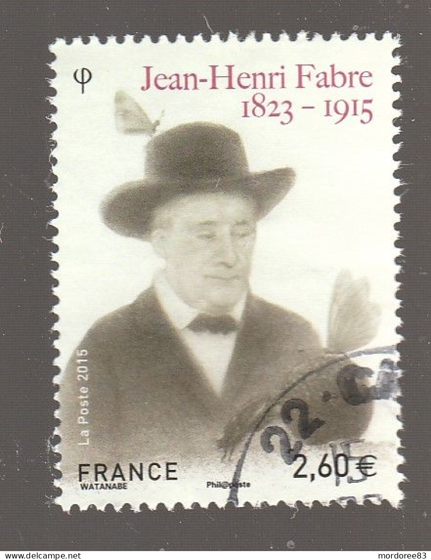 FRANCE 2015 OBLITERE JEAN HENRI FABRE YT 4980 - - Oblitérés