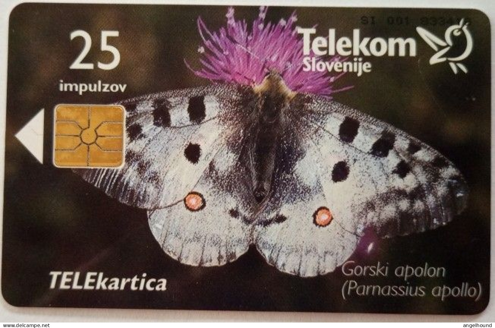 Slovenia 25 Units Chip Card - Gorski Apolon / Avtovleka Cepon - Slowenien