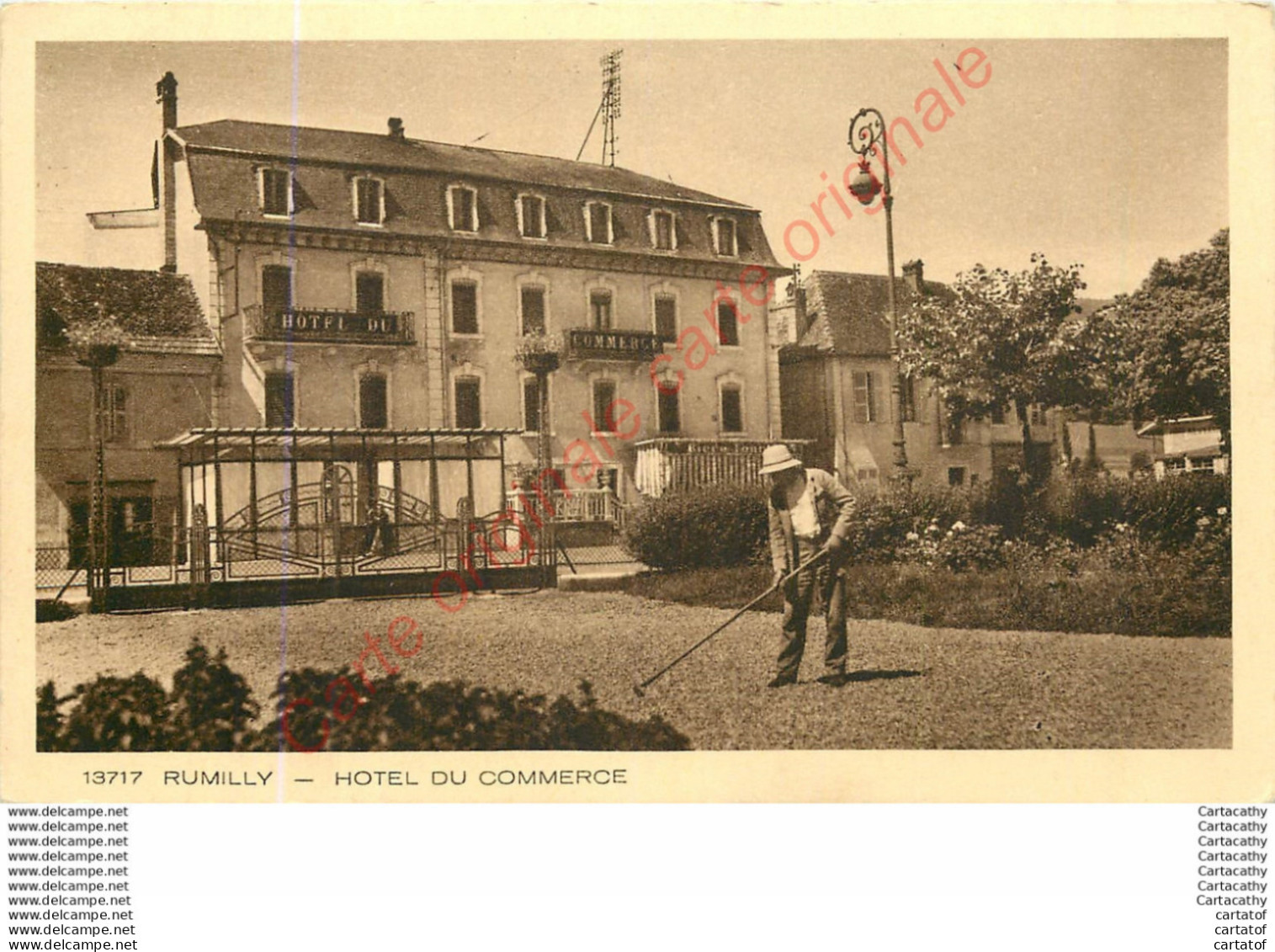 74.  RUMILLY .  HOTEL DU COMMERCE . - Rumilly