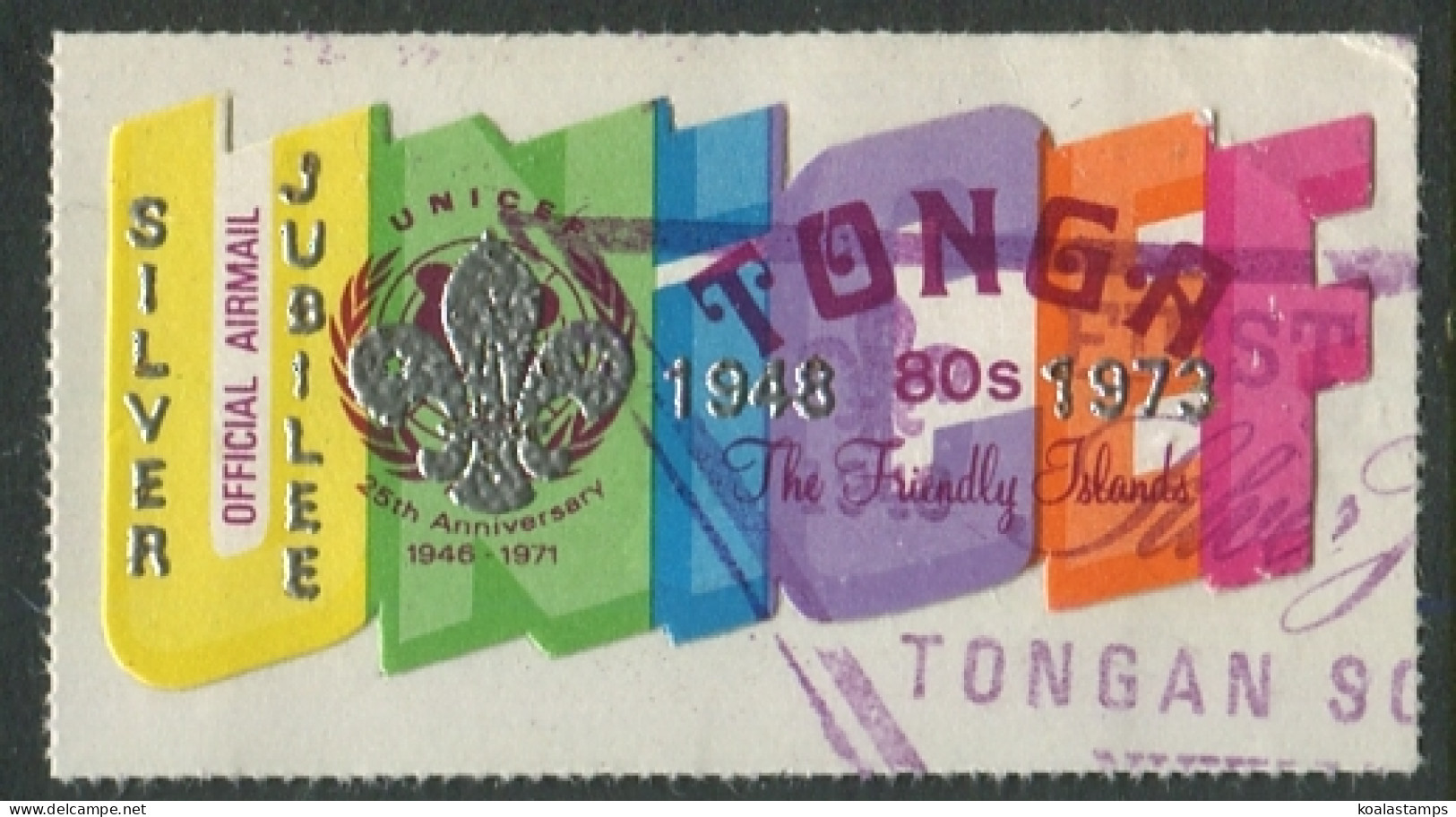 Tonga Official 1973 SGO104 80s Silver Jubilee Of Scouting FU - Tonga (1970-...)