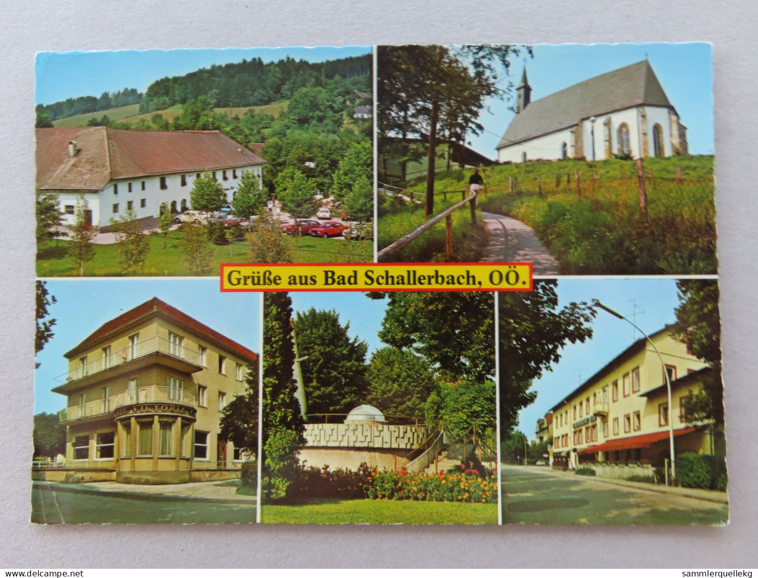 AK: Grüße Aus Bad Schallerbach, Gelaufen 14. 3. 1977 (Nr. 4909) - Bad Schallerbach