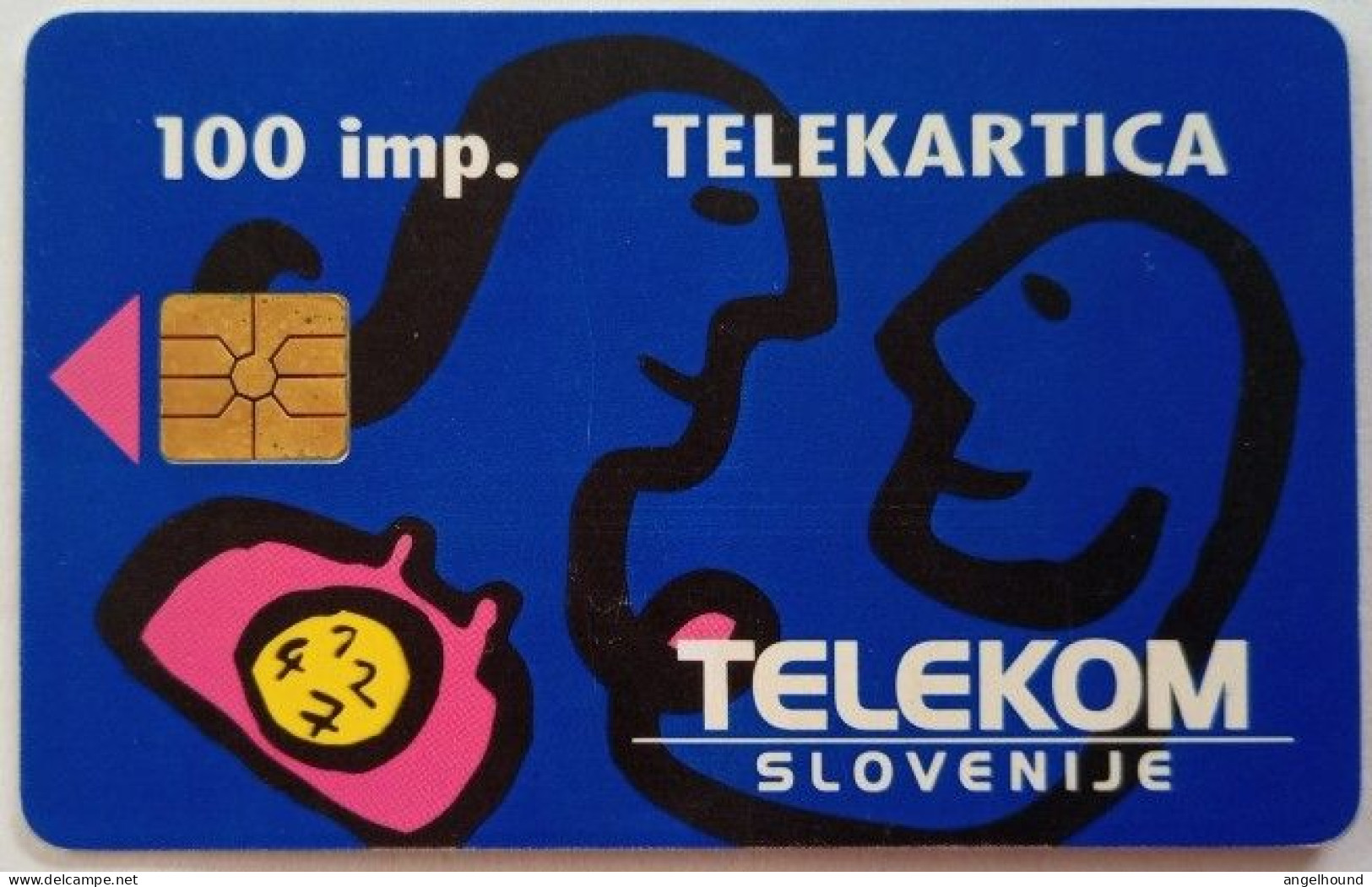 Slovenia 100 Units Chip Card - Duet 1 Telefonski 95/96 - Eslovenia