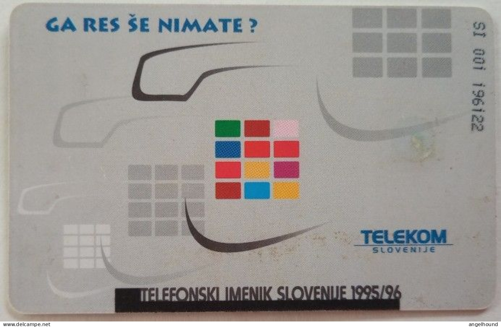 Slovenia 100 Units Chip Card - Duet 1 Telefonski 95/96 - Eslovenia