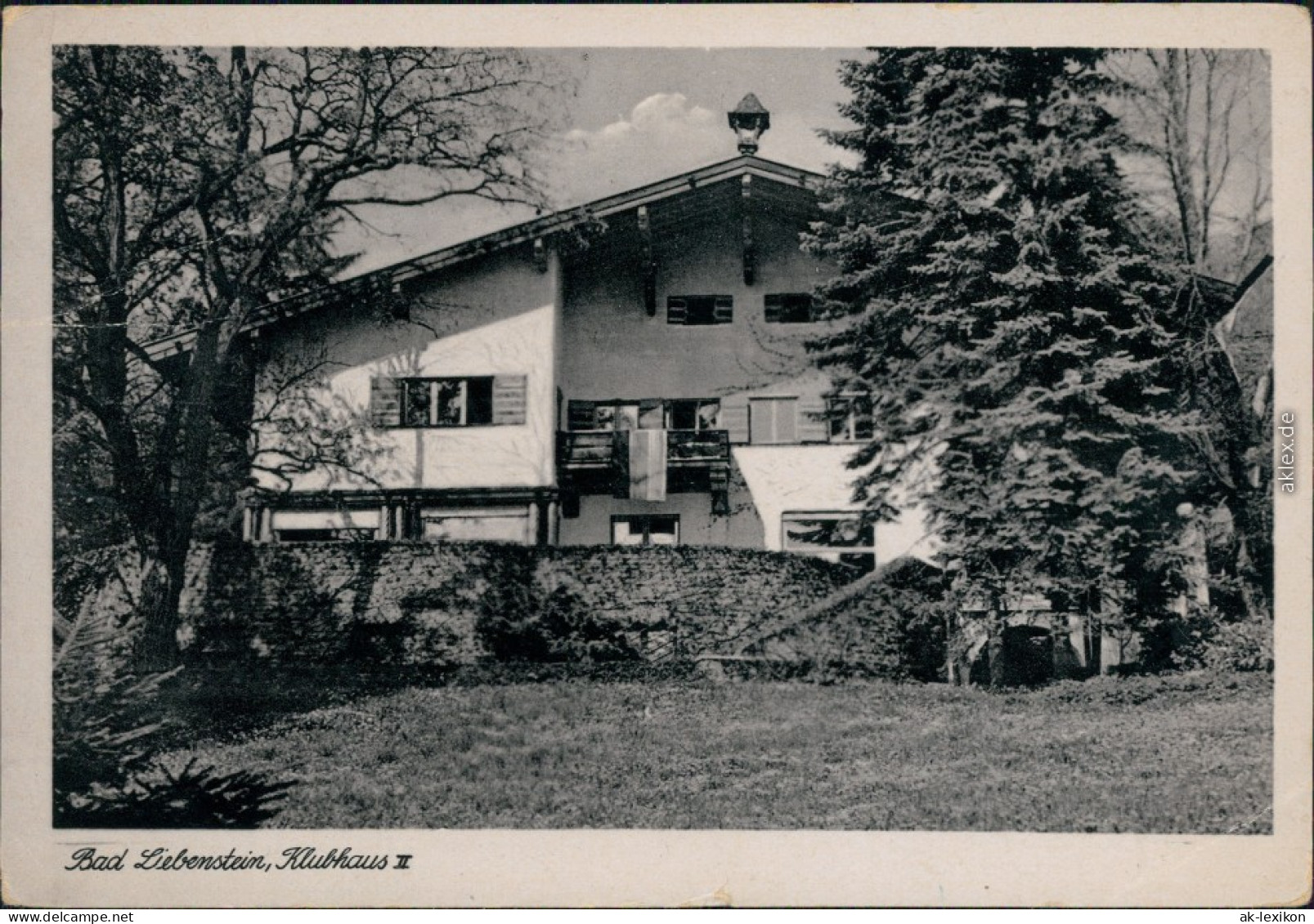 Ansichtskarte Lauenstein (Erzgebirge)-Altenberg (Erzgebirge) Klubhaus II 1953 - Lauenstein