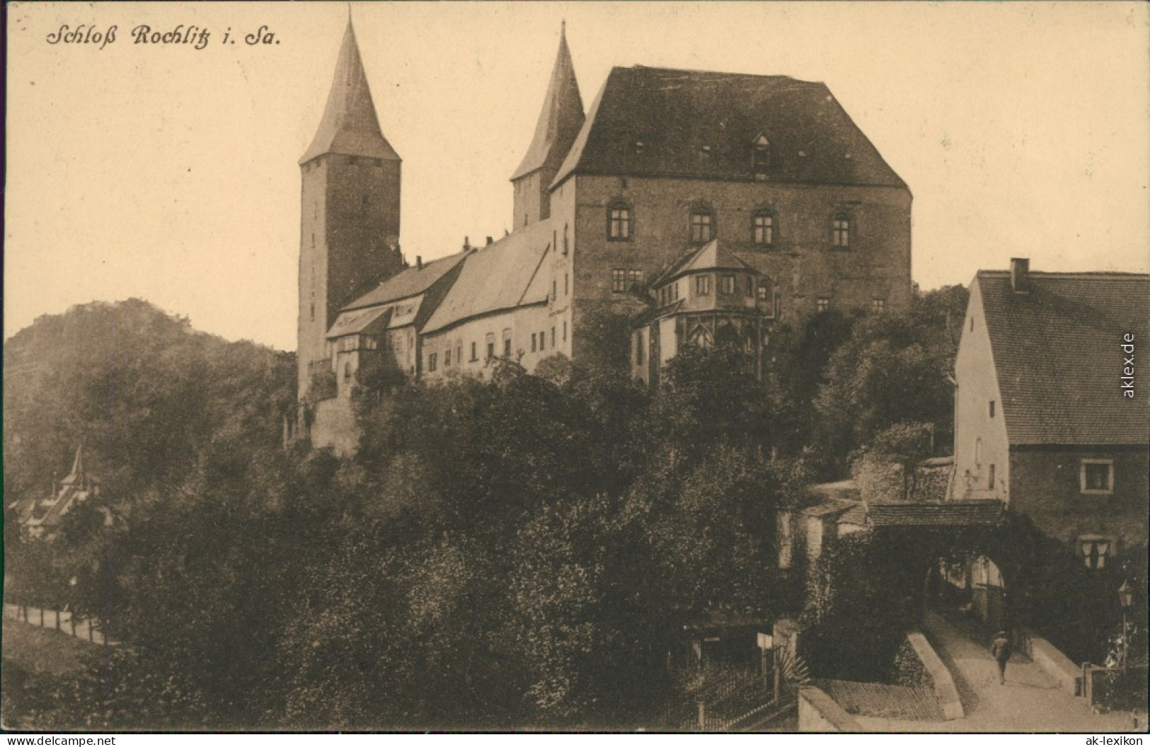 Ansichtskarte Rochlitz Schloss 1924 - Rochlitz