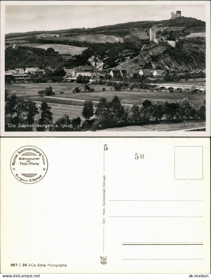 Ansichtskarte Frankenberg (Sachsen) Schloß Sachsenburg 1930 - Frankenberg