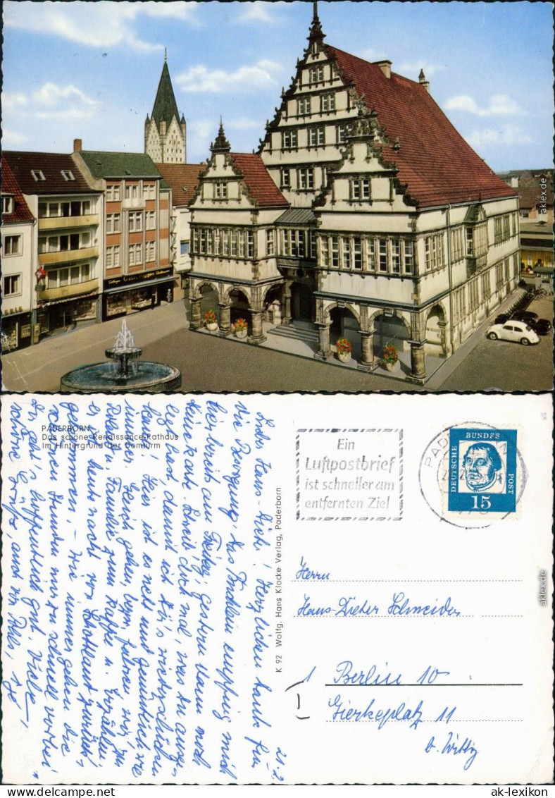 Ansichtskarte Stukenbrock Rathaus 1965 - Paderborn