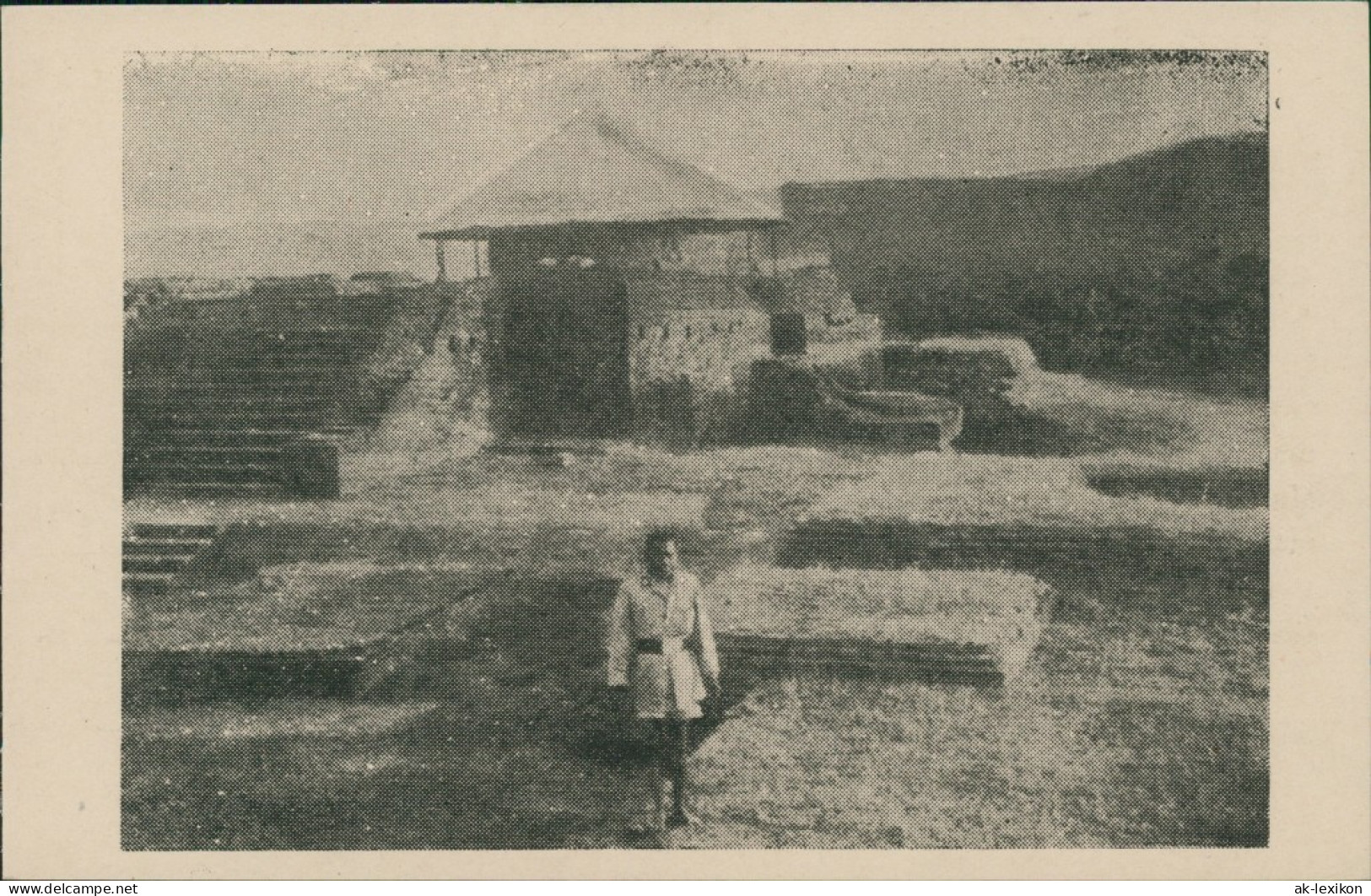 Postcard Rajgir राजगीर Maniyar Math 1965 - India