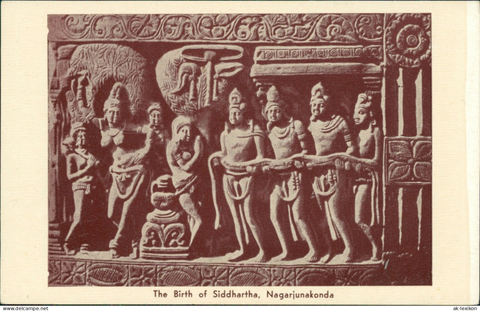 Ansichtskarte  The Birth Of Siddhartha, Nagarjunakonda Relief 1965 - Sculture