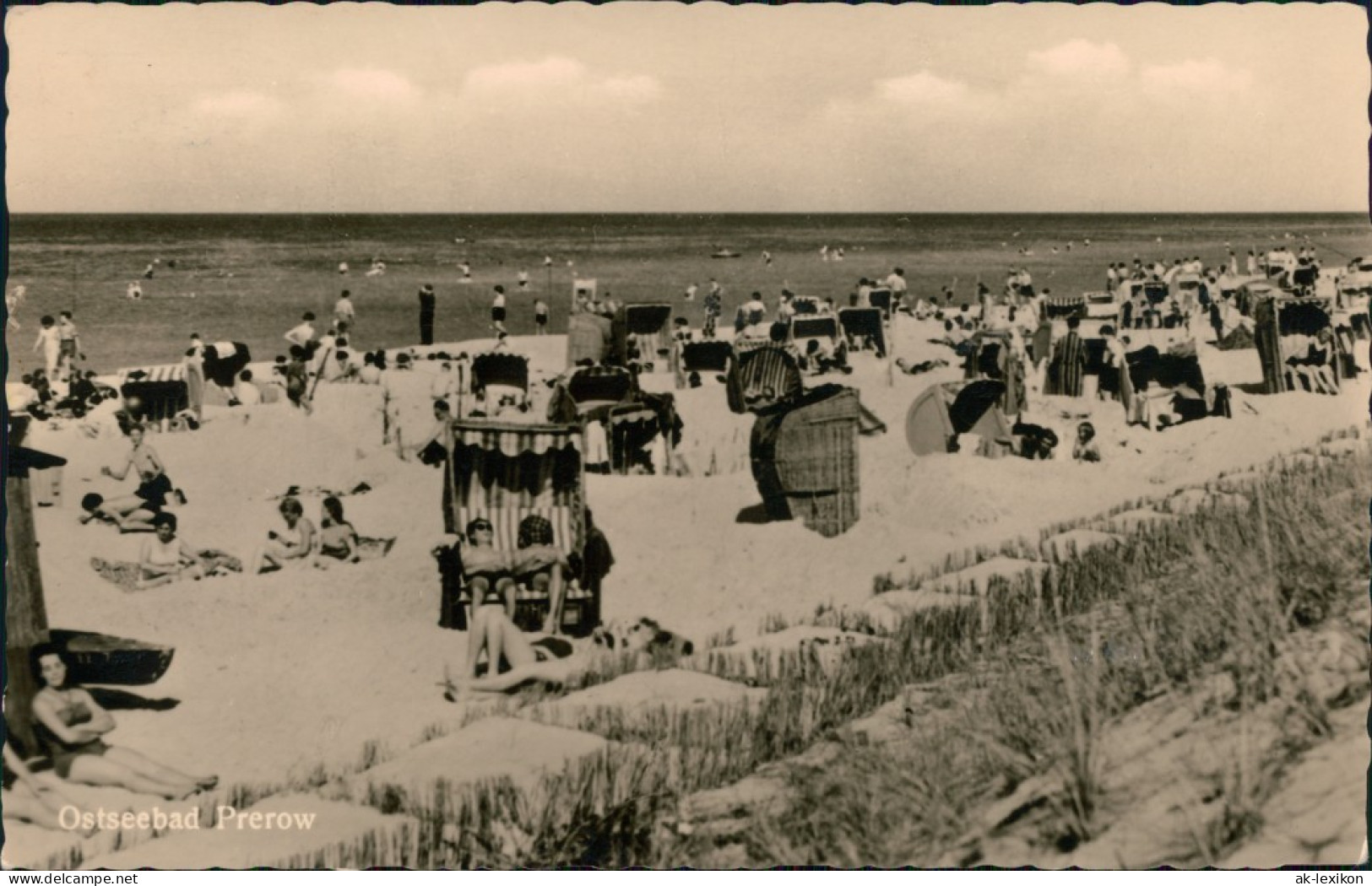 Ansichtskarte Prerow Strand 1957 - Seebad Prerow