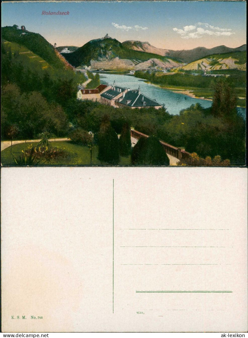 Ansichtskarte Rolandseck-Remagen Landschaft, Rhein 1915 - Remagen