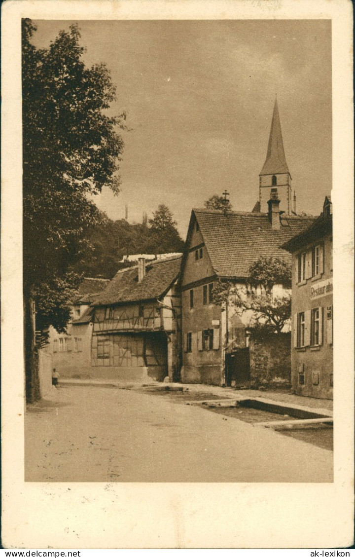 Ansichtskarte Auerbach (Vogtland) Bergstraße 1927 - Auerbach (Vogtland)