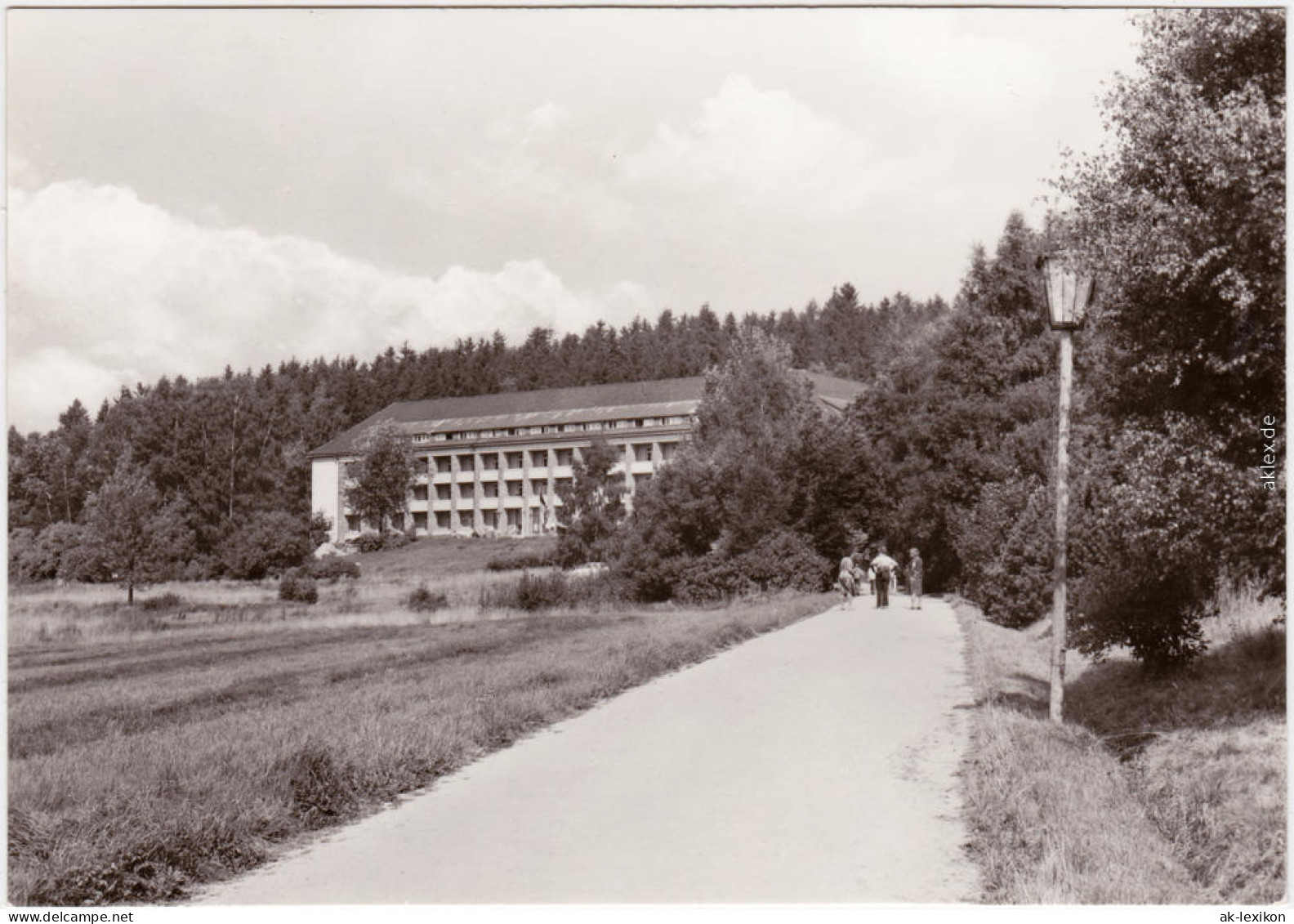 Foto Ansichtskarte Bad Brambach Julius-Fucik-Haus 1983 - Bad Brambach