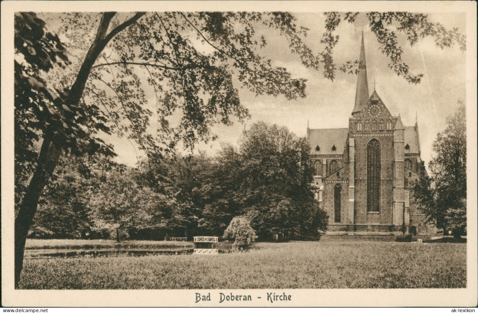 Ansichtskarte Bad Doberan Partie An Der Kirche 1922  - Bad Doberan