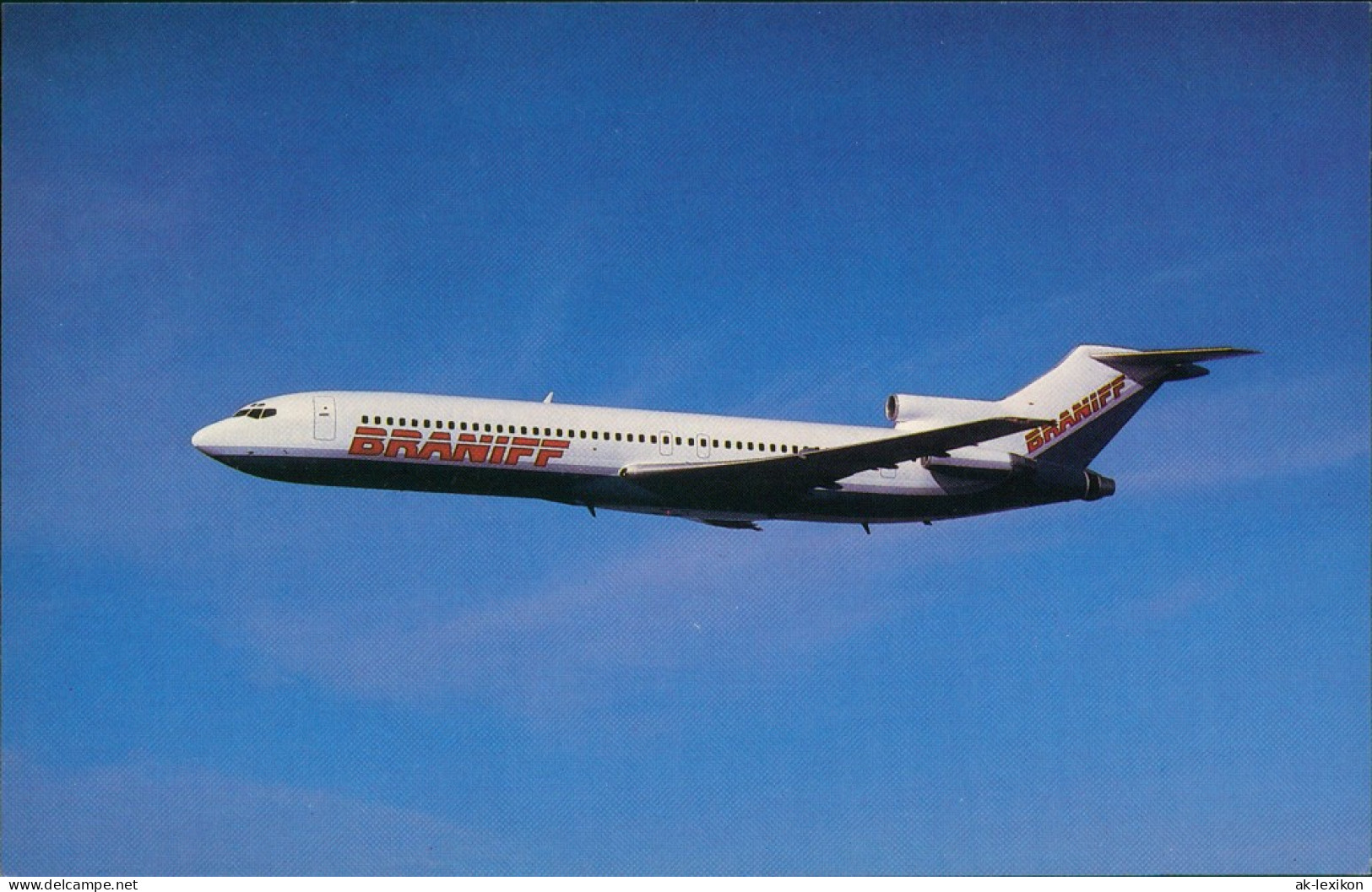 Ansichtskarte  Flugzeug BRANIFF 727-200 Airplaine 1990 - 1946-....: Moderne