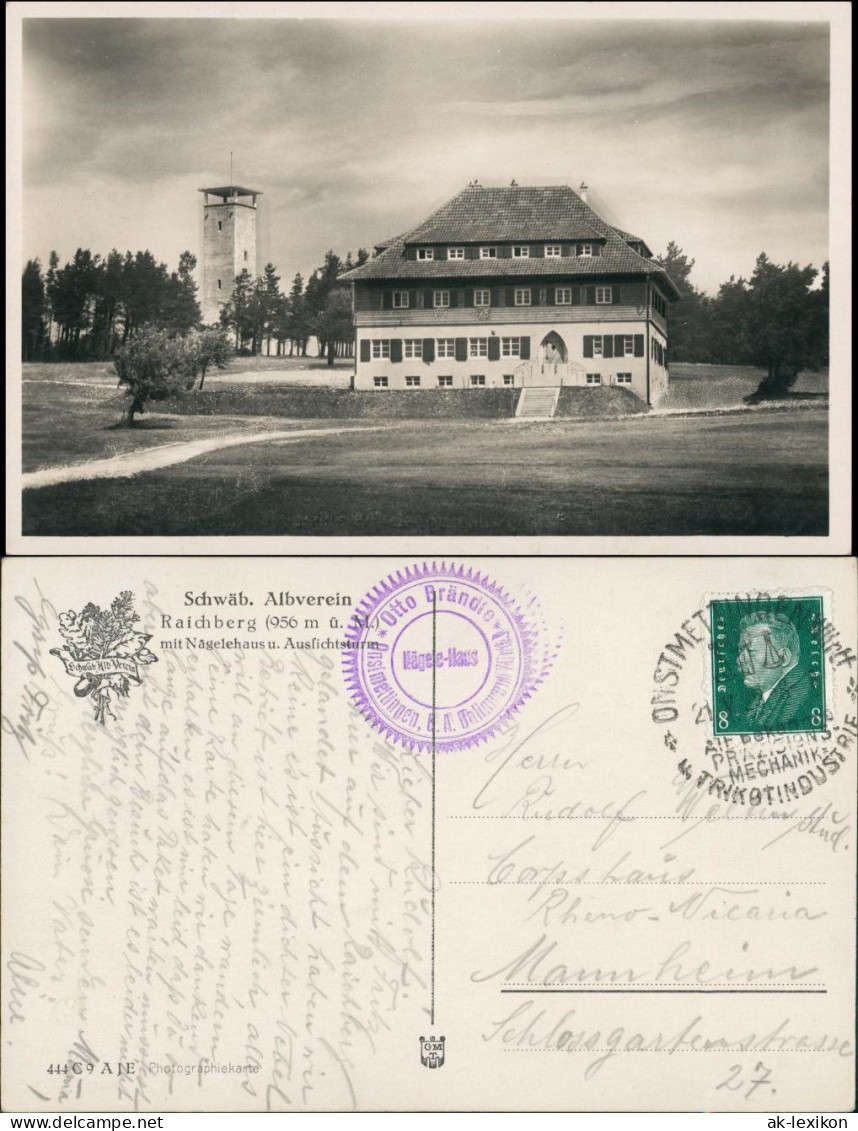 Ansichtskarte Albstadt Raichberg Unterkunftshaus 1930 - Albstadt